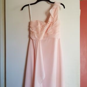 Blush pink formal dress